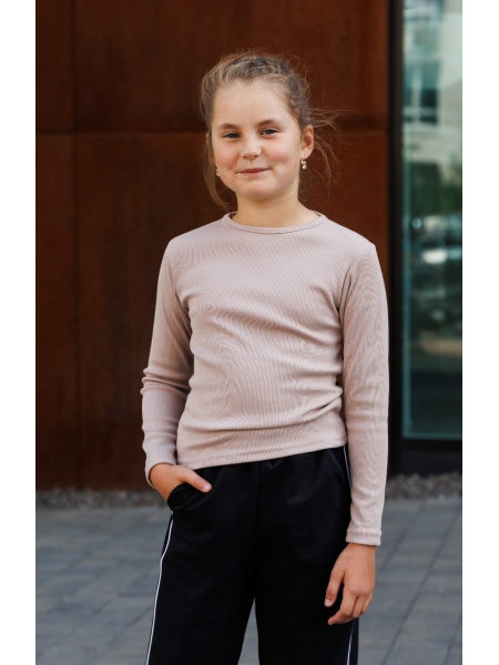 Лонгслів рубчік