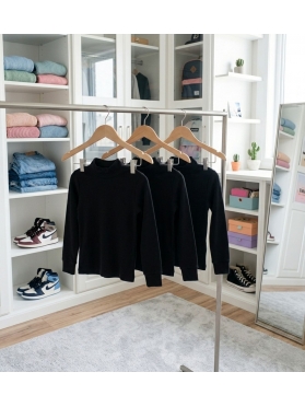 Гольф інтерлок чорний